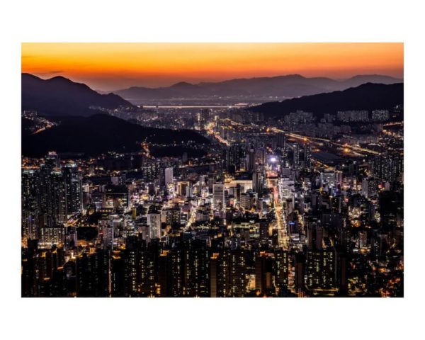 Busan City In South Korea During The Night