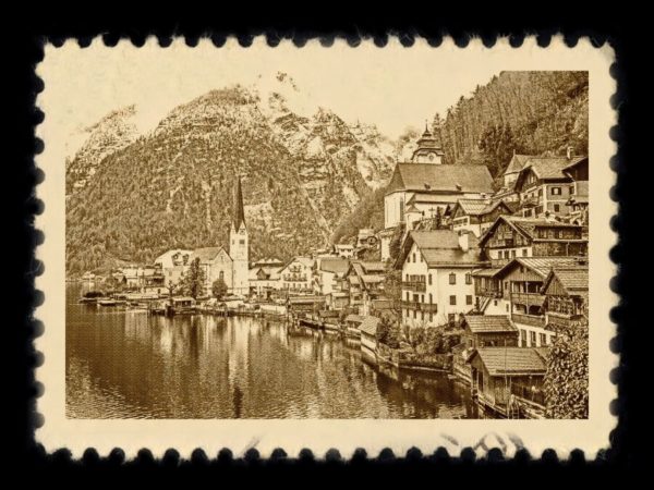 Hallstatt Austria Antique Stamp