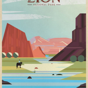 Zion National Park Illustration