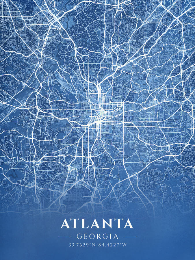 Atlanta Blueprint Map