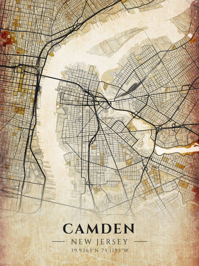 Camden Antique Map
