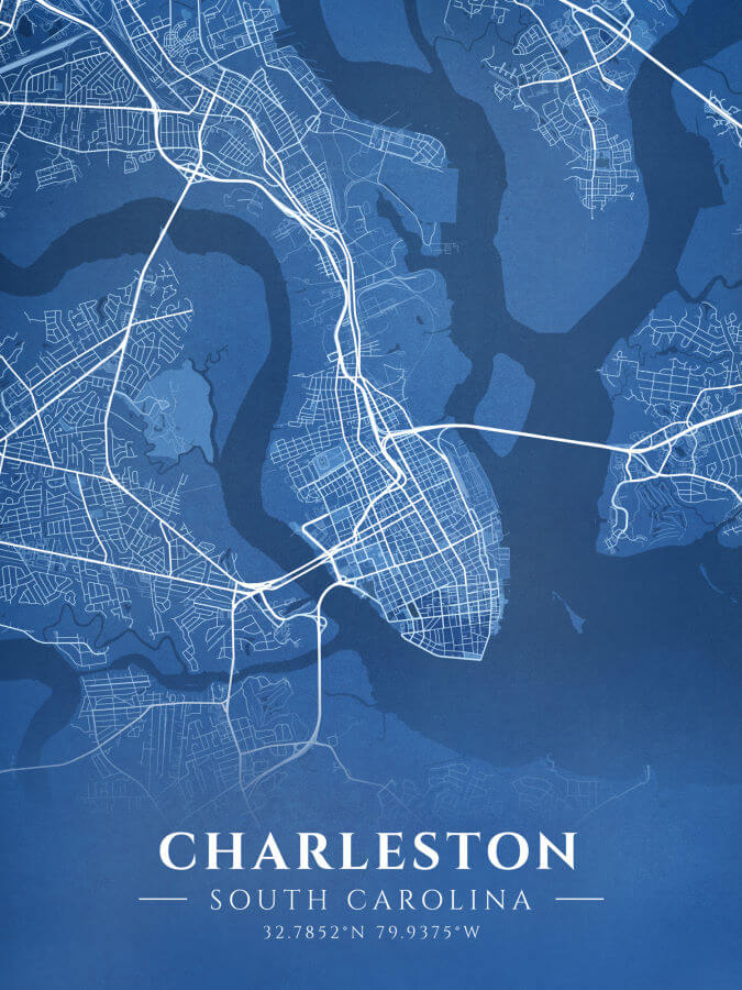 Charleston Blueprint Map