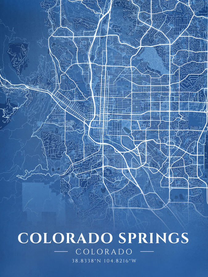 Colorado Springs Blueprint Map