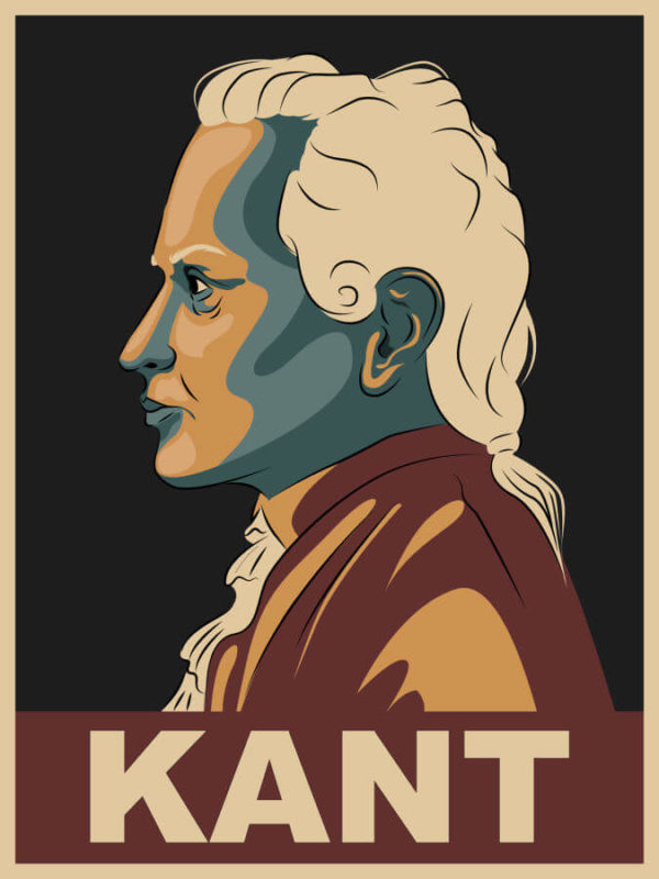 Kant Illustration Wall Art