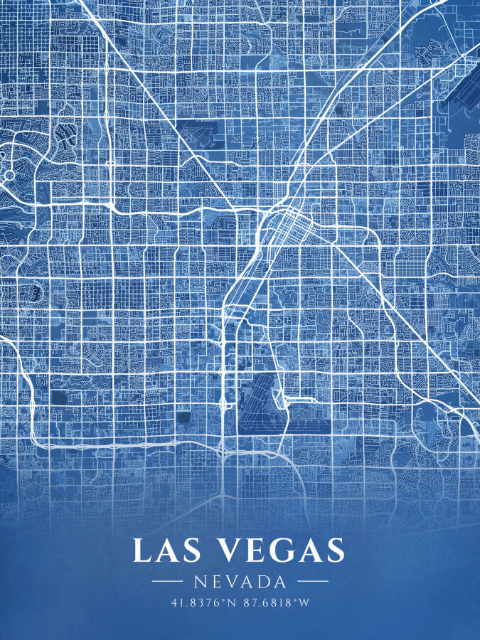 Las Vegas Blueprint Map