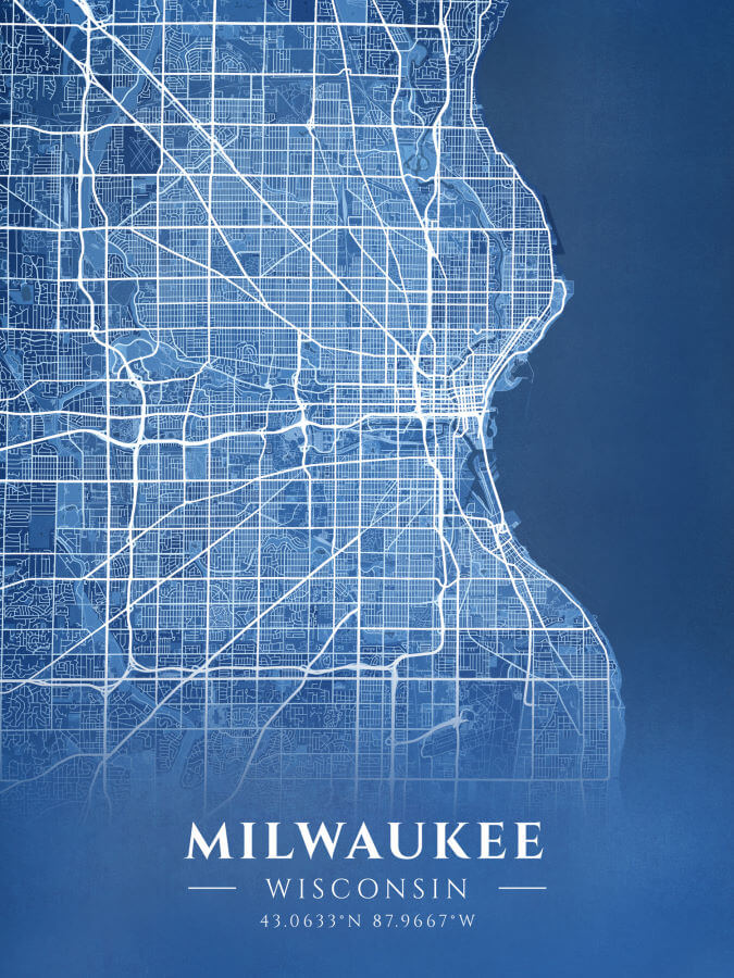 Milwaukee Blueprint Map