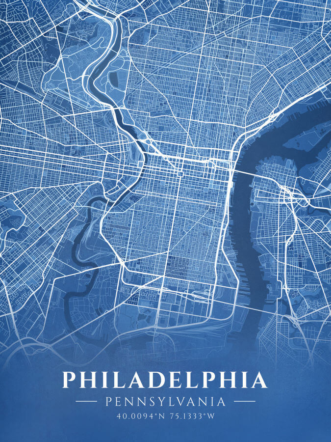 Philadelphia Blueprint Map