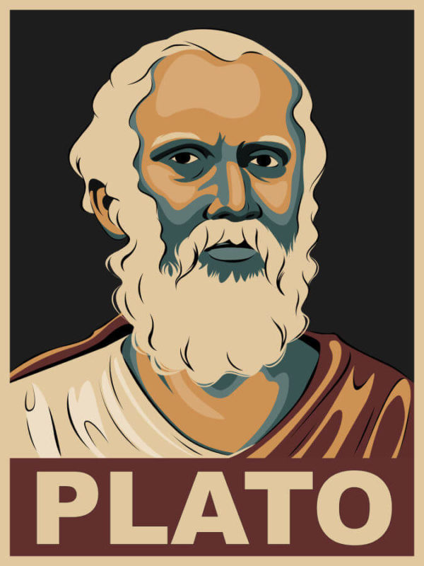 Plato Illustration Wall Art