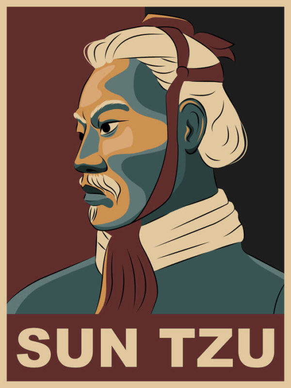 Sun Tzu Illustration Wall Art