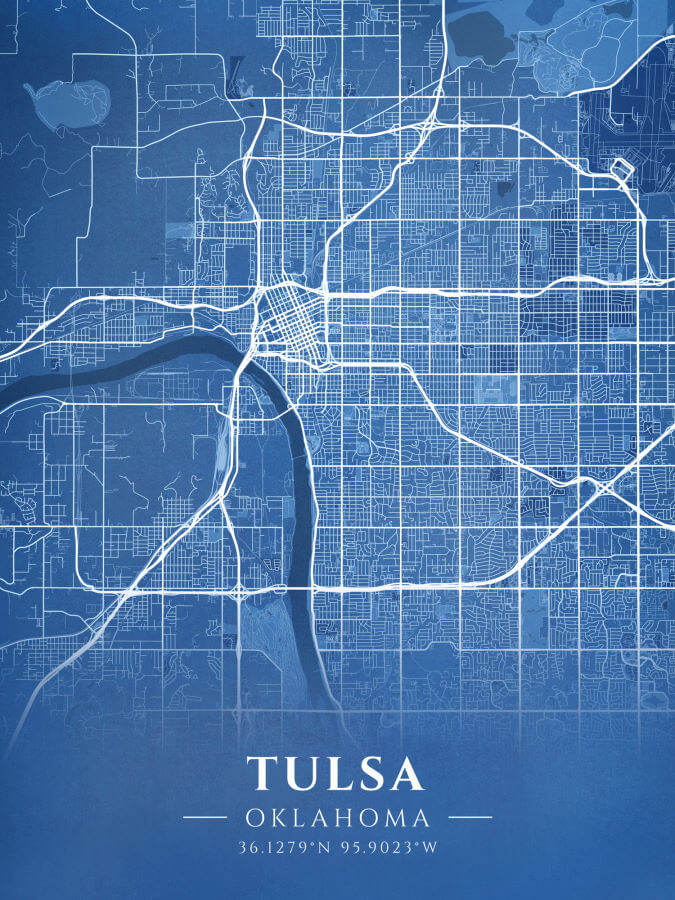 Tulsa Blueprint Map