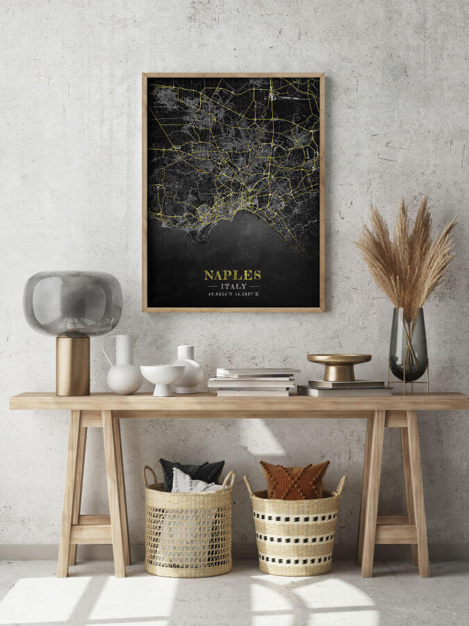 Italy Chalkboard City Maps Illustrations Collection