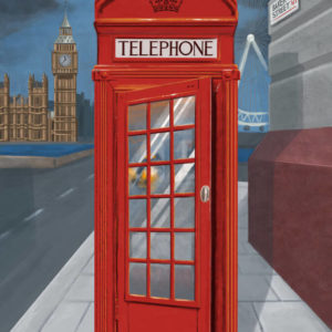 Red Telephone Booth In London
