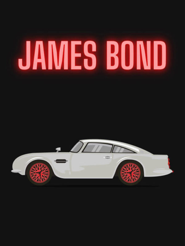 Aston Martin James Bond Black Background