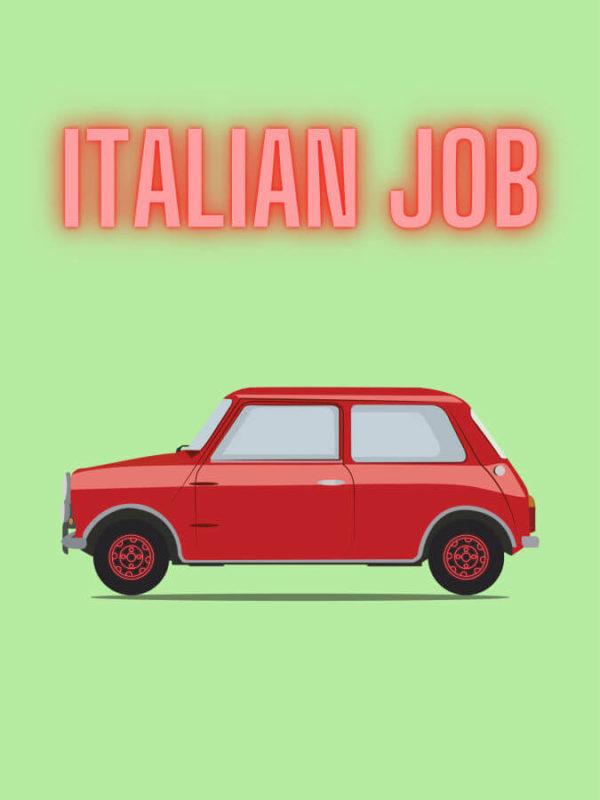 Mini Cooper Italian Job Green Background