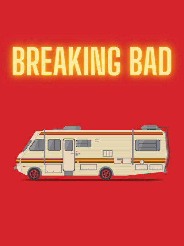 RV Fleetwood Bounder Breaking Bad Red Background