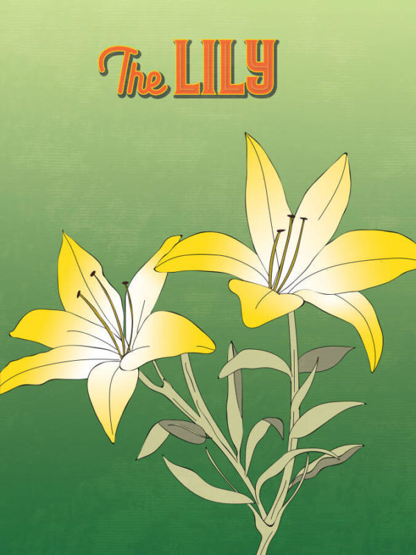 Warm Yellow Lily Poster Wall Art