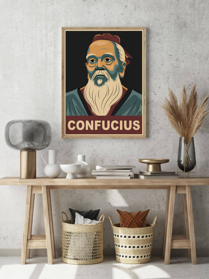 Confucius Philosopher Poster