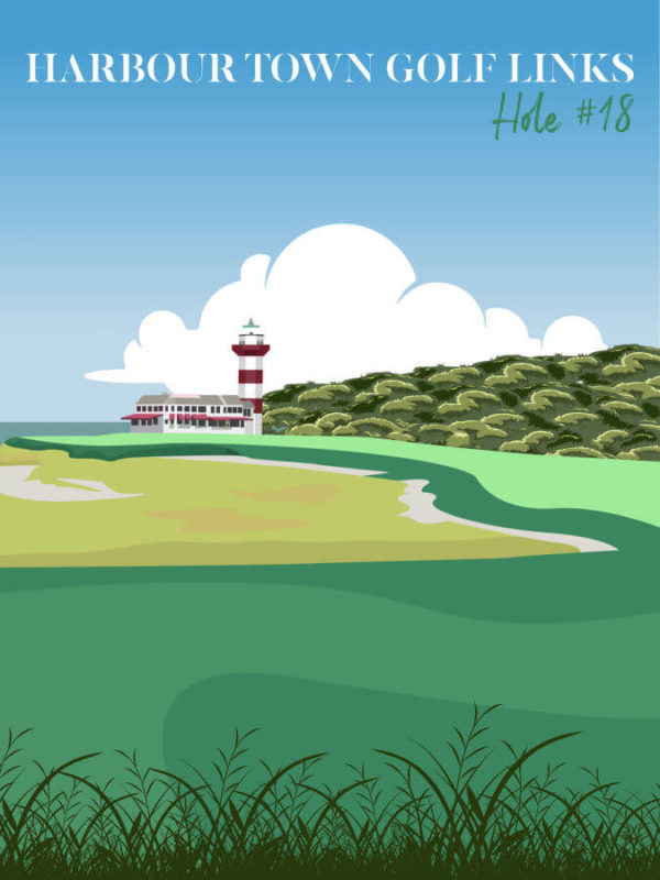Poster of Harbour Town Golf Links 18th Hole