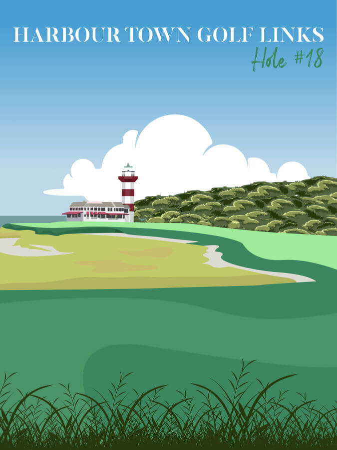 Harbour Town 18th Hole Poster