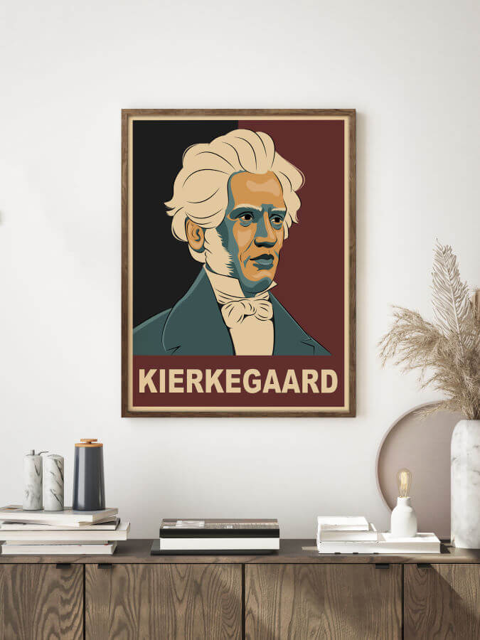Kierkegaard Philosopher Poster