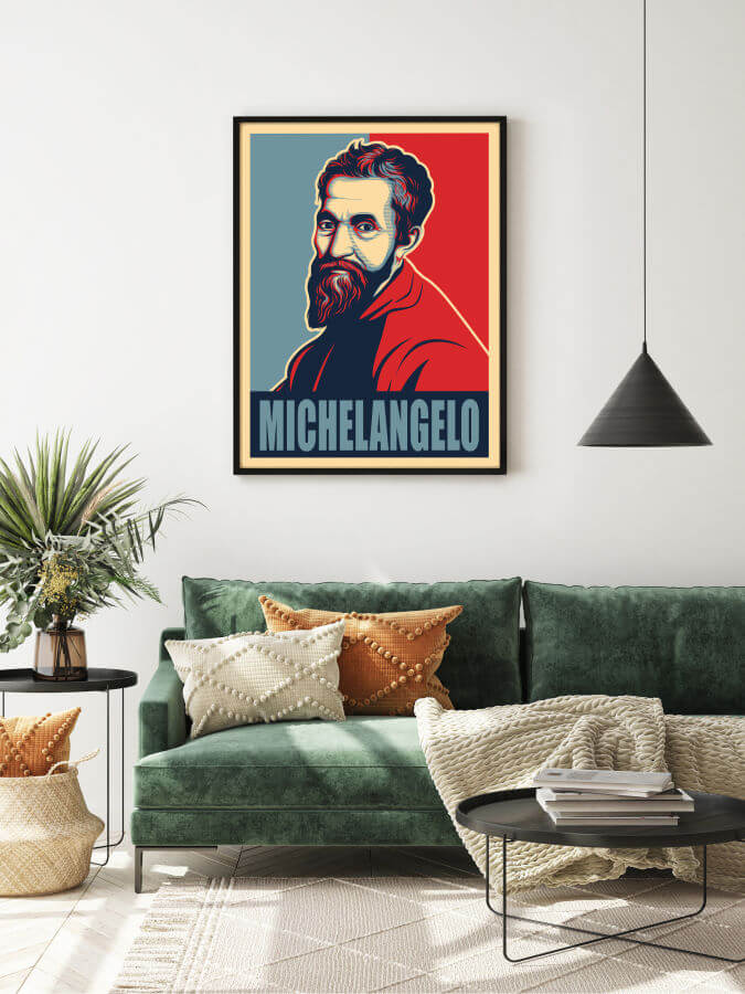 Michelangelo Famous Artist Poster