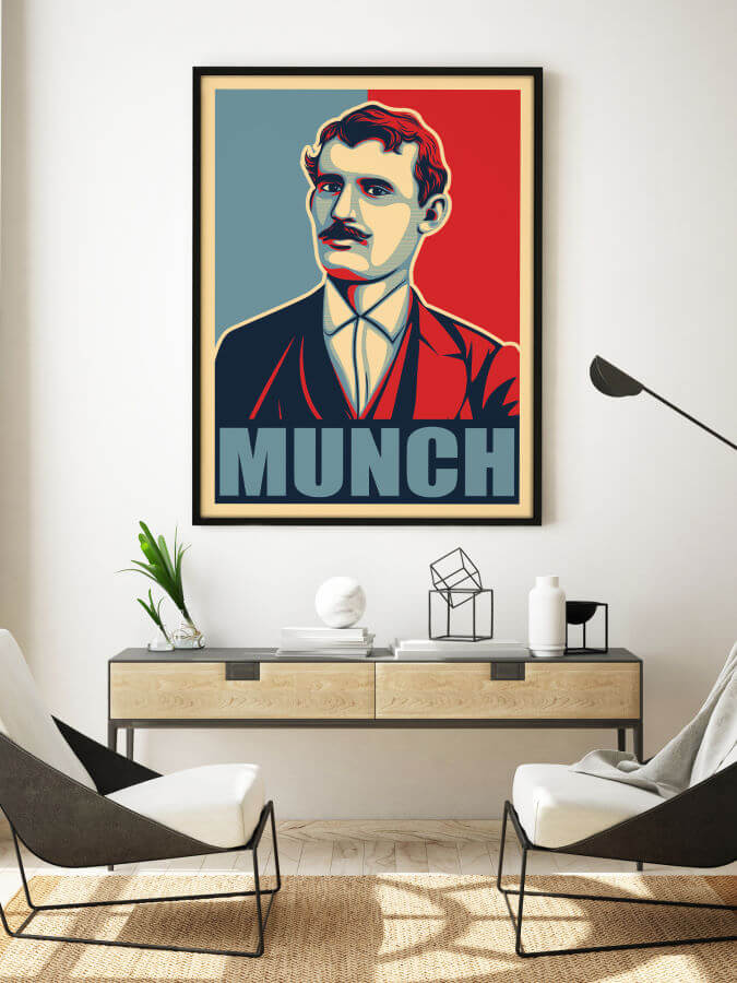 Munch Famous Artist Poster