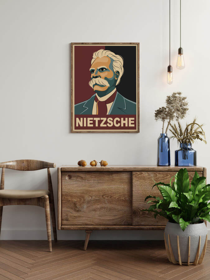 Nietzsche Philosopher Poster