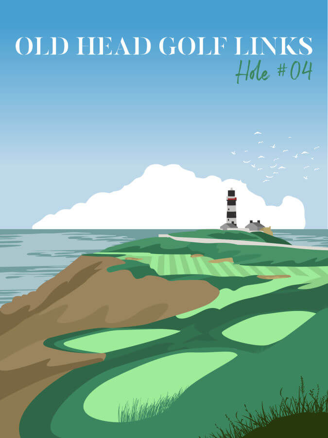 Old Head Golf Links 4th Hole Poster