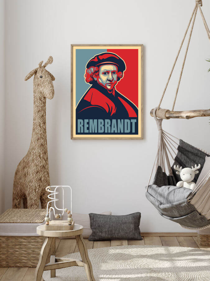 Rembrandt Famous Artist Poster