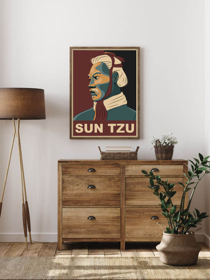 Sun Tzu Philosopher Poster