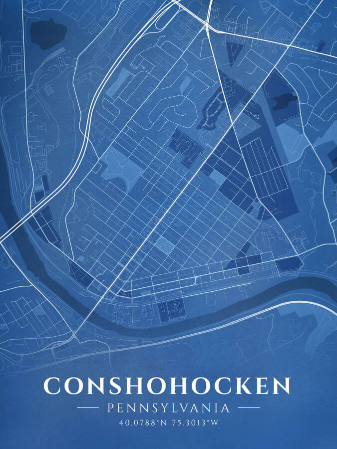 Conshohocken Blueprint Map