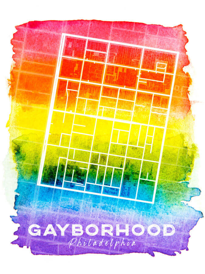 Gayborhood Map Poster