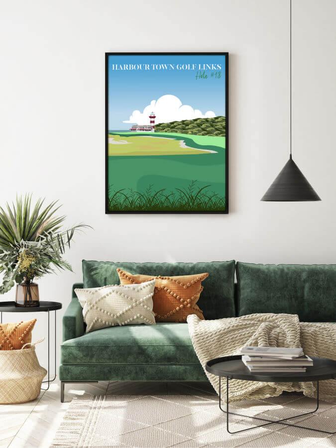 Harbour Town Golf Links 18th Hole Golf Poster