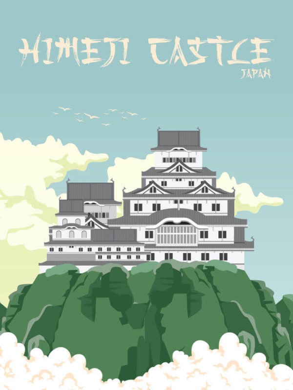Himeji Castle Poster Cool