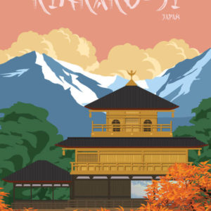 Kinkaku Ji Poster Warm