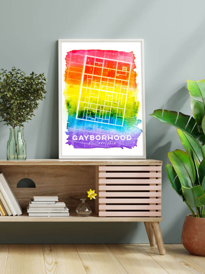 LGBTQ Map Posters