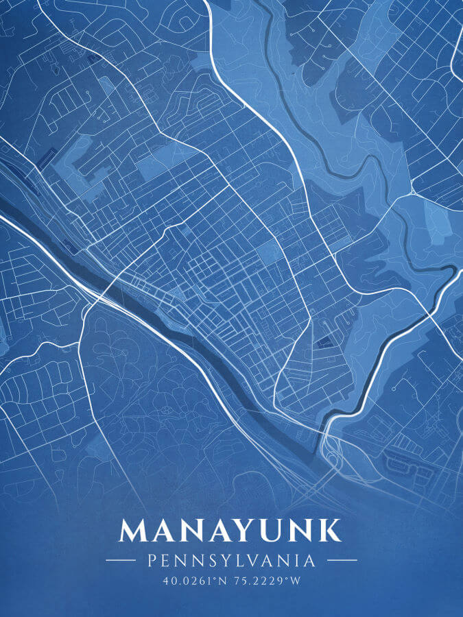 Manayunk Blueprint Map