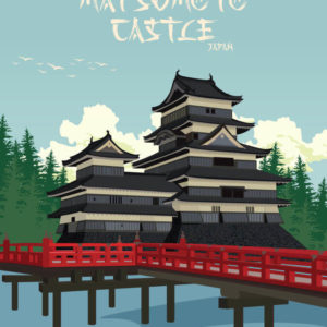 Matsumoto Castle Poster Cool