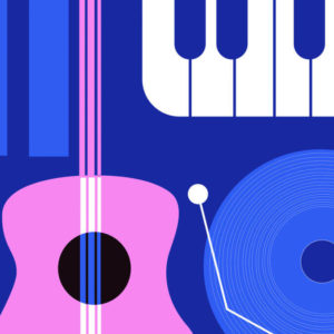 Music Cool Abstract Poster