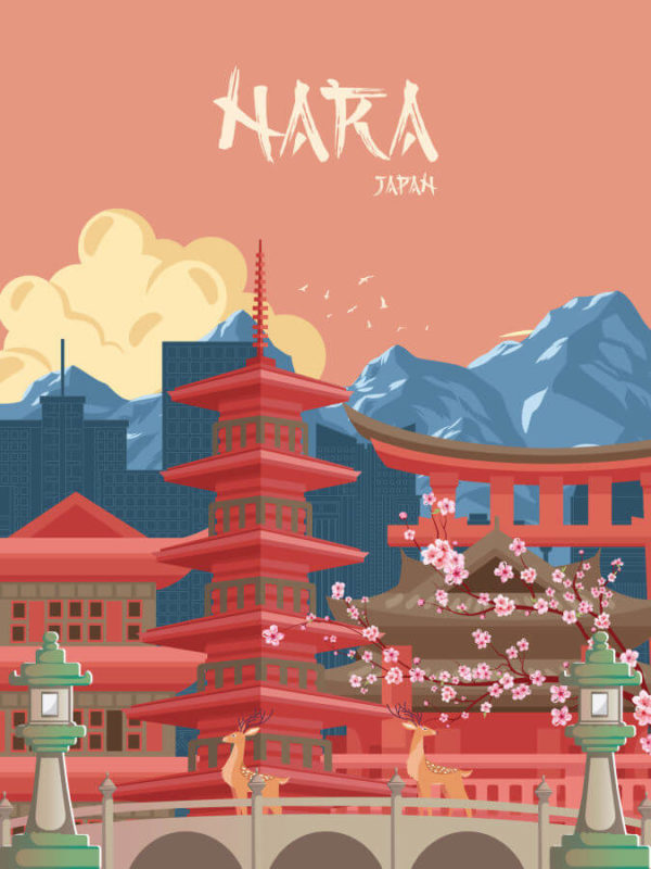 Nara Poster Warm