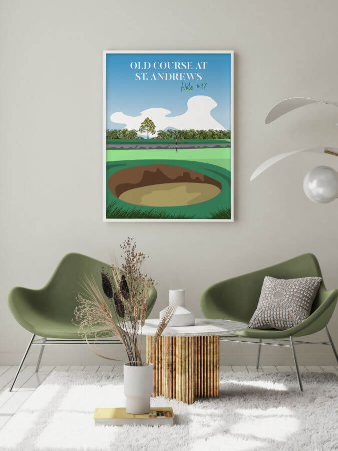 Old Course At St Andrews 17th Hole Golf Poster