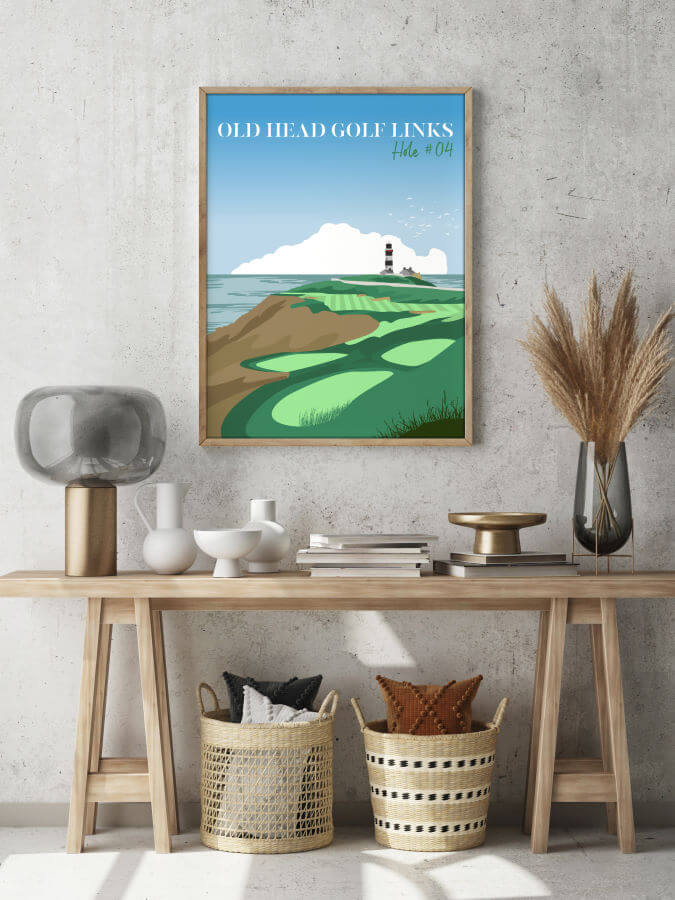 Old Head Golf Links 4th Hole Golf Poster