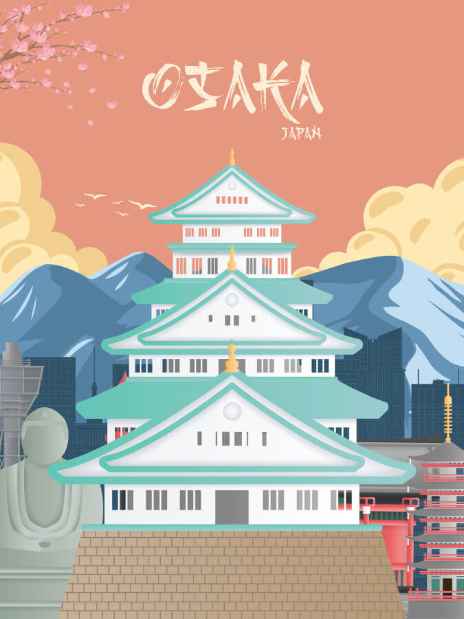 Osaka Poster Warm