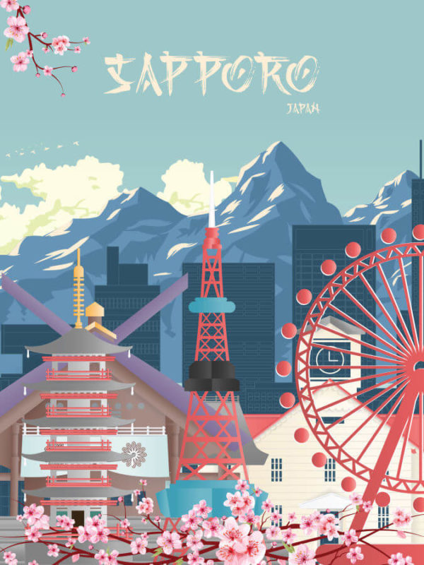 Sapporo Poster Cool