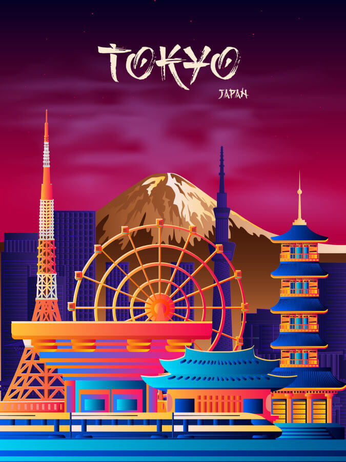 Tokyo Neon Poster