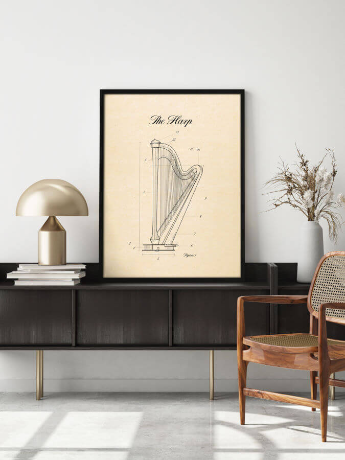 Harp Poster Paper